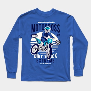 Motocross Extreme Dirt Track Long Sleeve T-Shirt